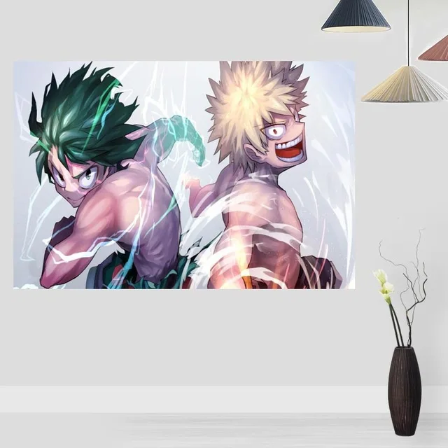 Картина на стену 5D DIY Алмазная вышивка аниме My Hero Academy наклейка с изображением квадратной вышивки крестом украшение для дома - Цвет: Diamond XJNN2726-04