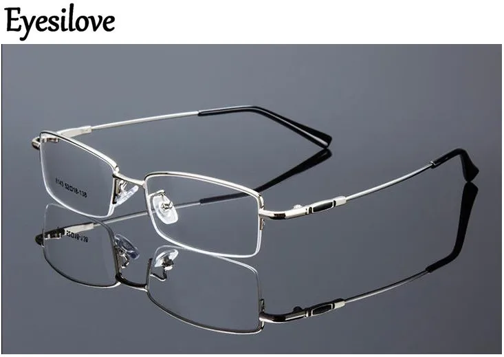 Eyesilove, металлические очки для близорукости, близорукие очки, очки по рецепту для мужчин и женщин, очки диоптрий-0,50-6,00