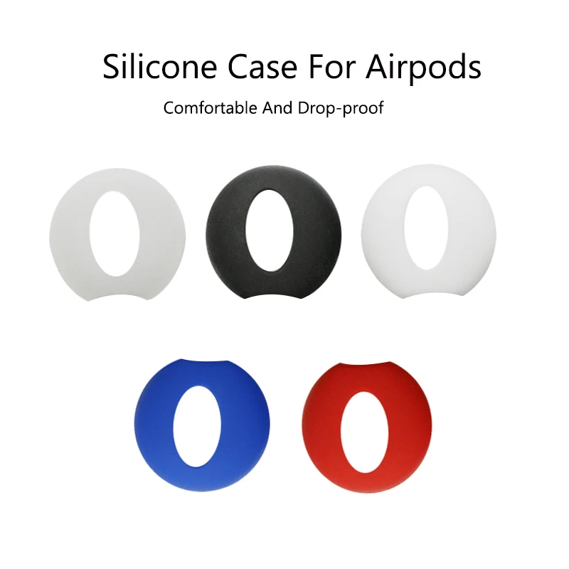 2 шт/Пара амбушюры для Airpods беспроводные Bluetooth iphone 7 7plus наушники силиконовые