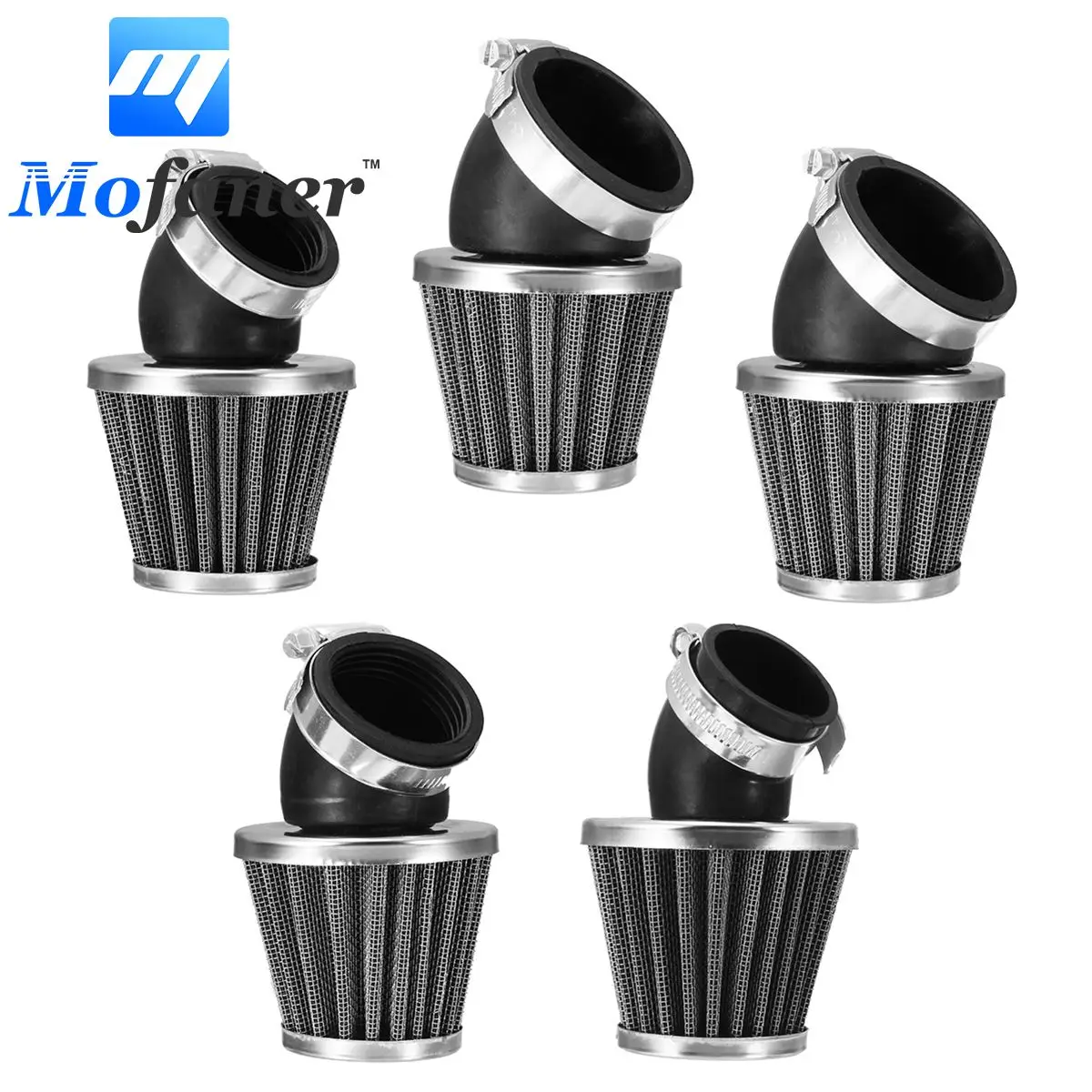 Универсальный черный воздушный фильтр для мотоцикла подходит 50 110 125 140CC Pit Dirt Bike ATV