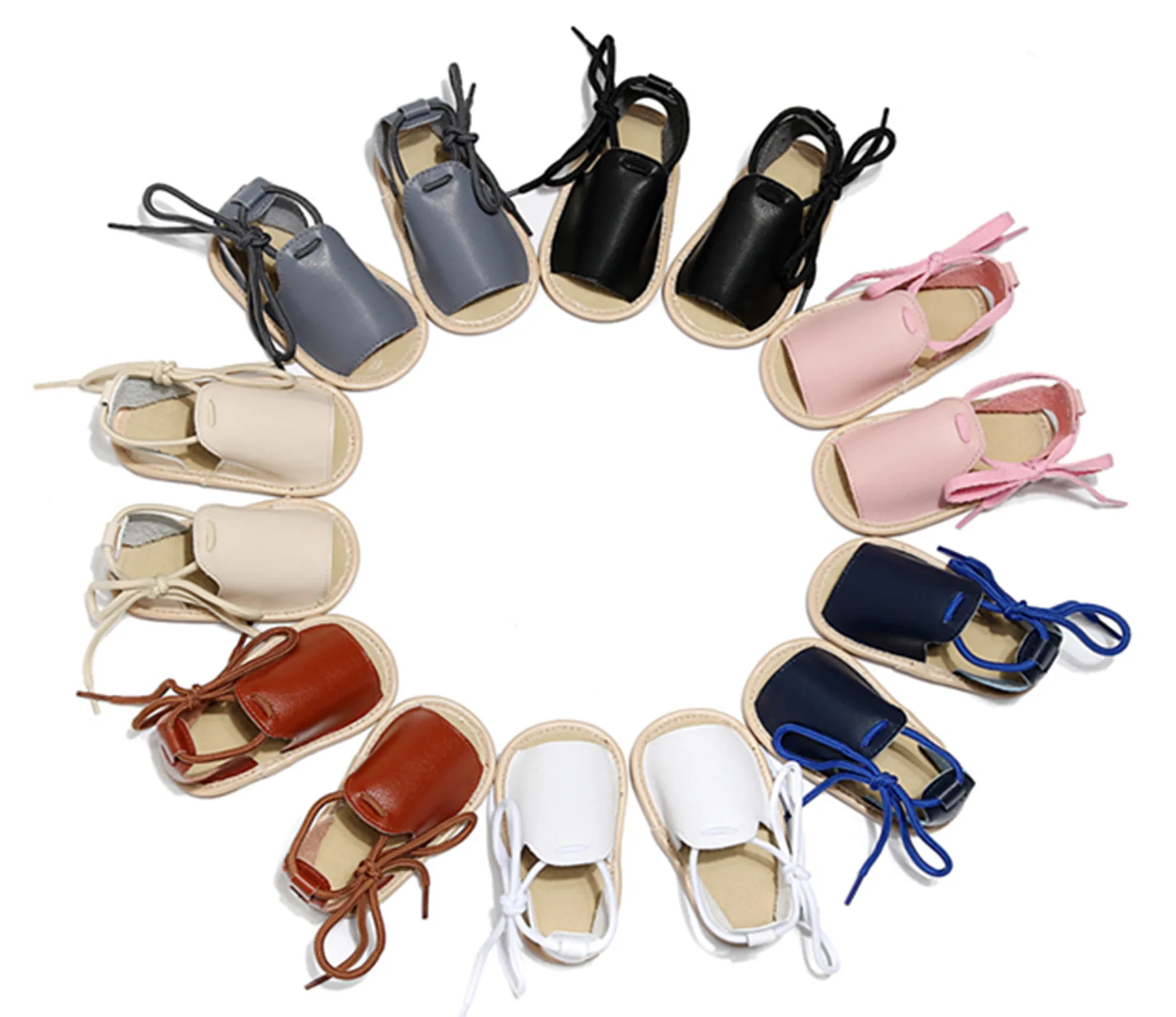 

Baby Shoes Summer New Baby Boys Sandals Fashion Baby Girl Moccasins First Walkers Anti-slip Infant Toddler Soft Sole shoes