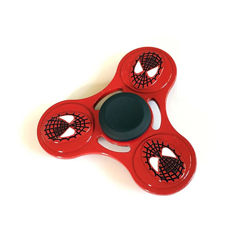 10pcs/Lot Marvels Toys Spiderman Pattern Hand Spiner Metal Fidget Spinner Cube Adults Children Stress Wheel Autisms | Игрушки и хобби