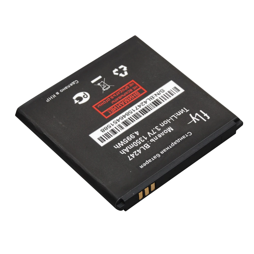 

New Arrival Backup 1350mAh Battery For Fly BL4247 Smart Mobile Phone + + Tracking Number + In Stock
