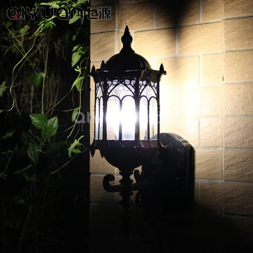 American creative personality LED outdoor wall lamp patio balcony corridor European retro waterproof gold | Освещение