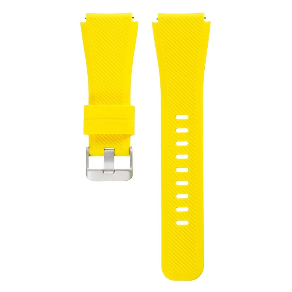 Браслеты для samsung gear S3 Frontier S3 классический Силикон Браслет спортивный силиконовый ремешок сменный Браслет маленький большой