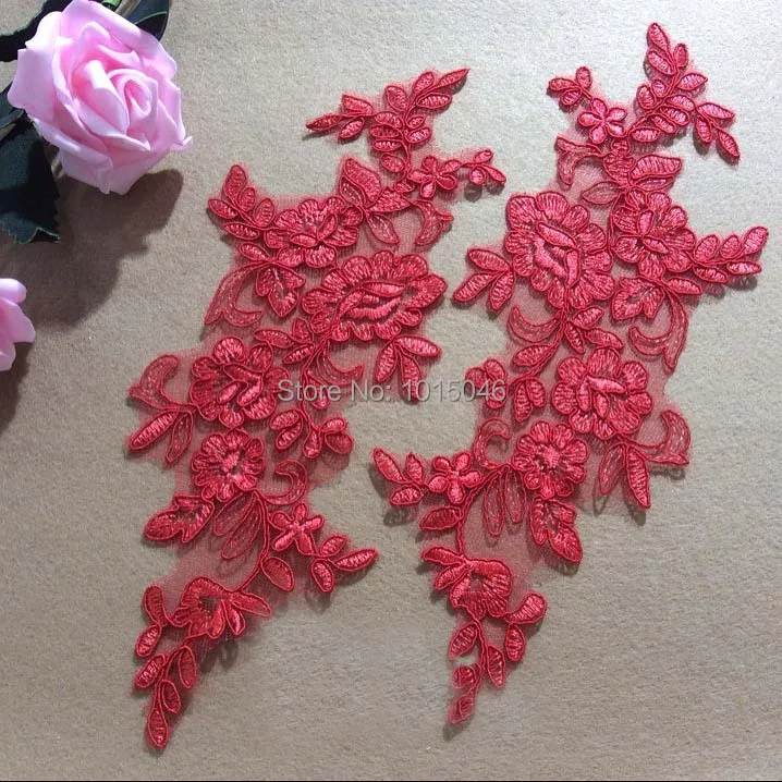 Бесплатная доставка комплекты одежды из 2 х Красный нежный свадебная фата голова