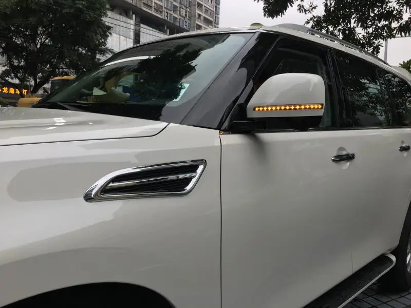 Крышка зеркала заднего вида с светодиодный светильник для nissan patrol y62 | Автомобили