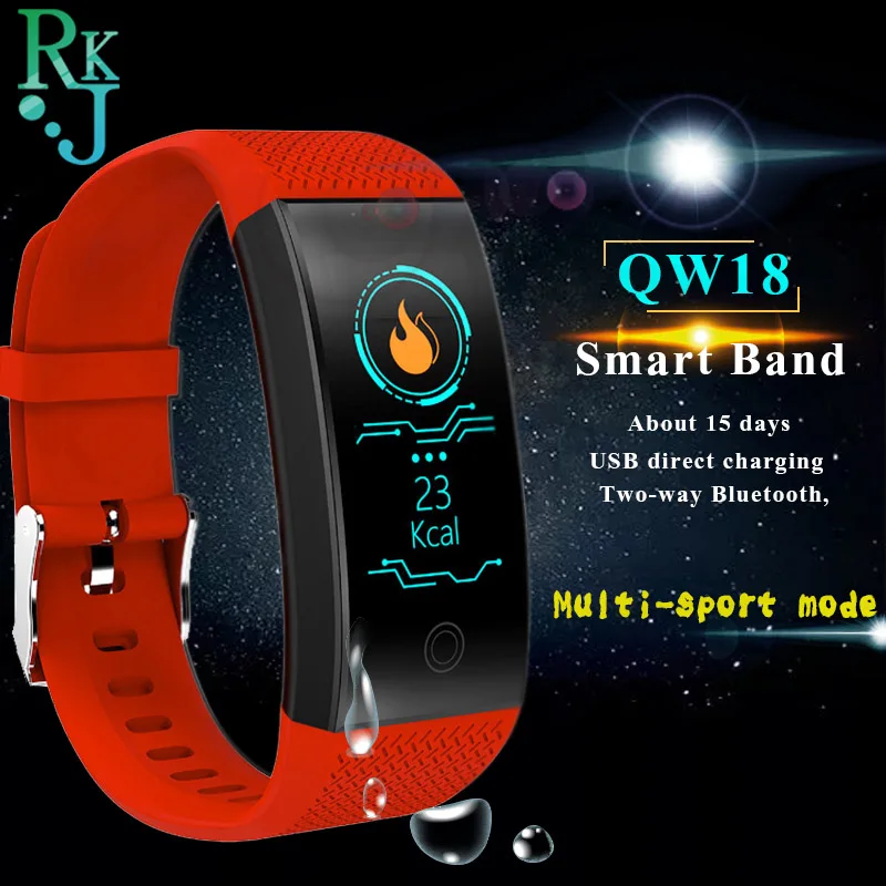 Женские умные часы QW18 спортивные Смарт с шагомером монитором кровяного давления