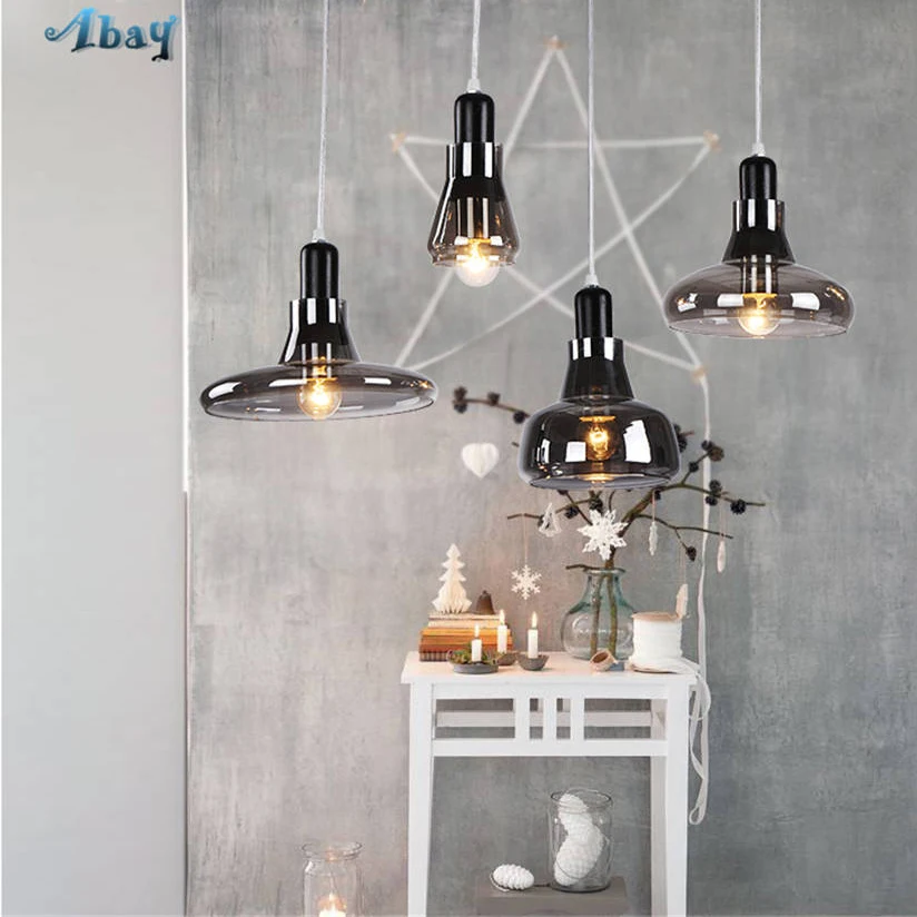 Американский минимализм led стеклянный подвесной светильник для гостиной спальни