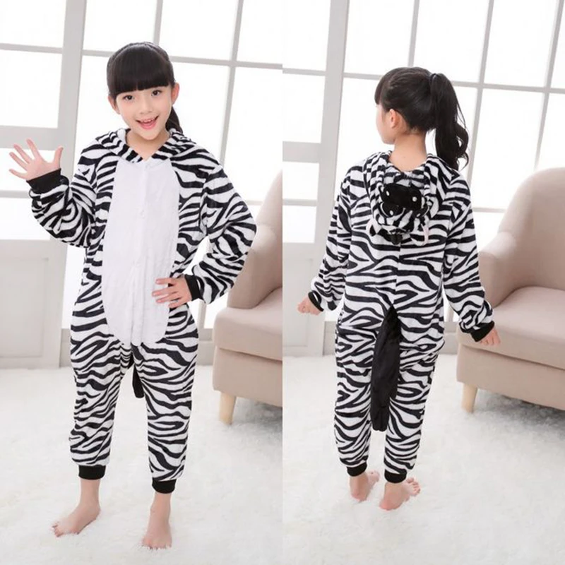 New Christmas pajamas Kids Boys Girls Sleepwear Children's Onesie Cosplay Animal Pikachu zebra Spiderman Dinosaur pyjama enfant | Мать и