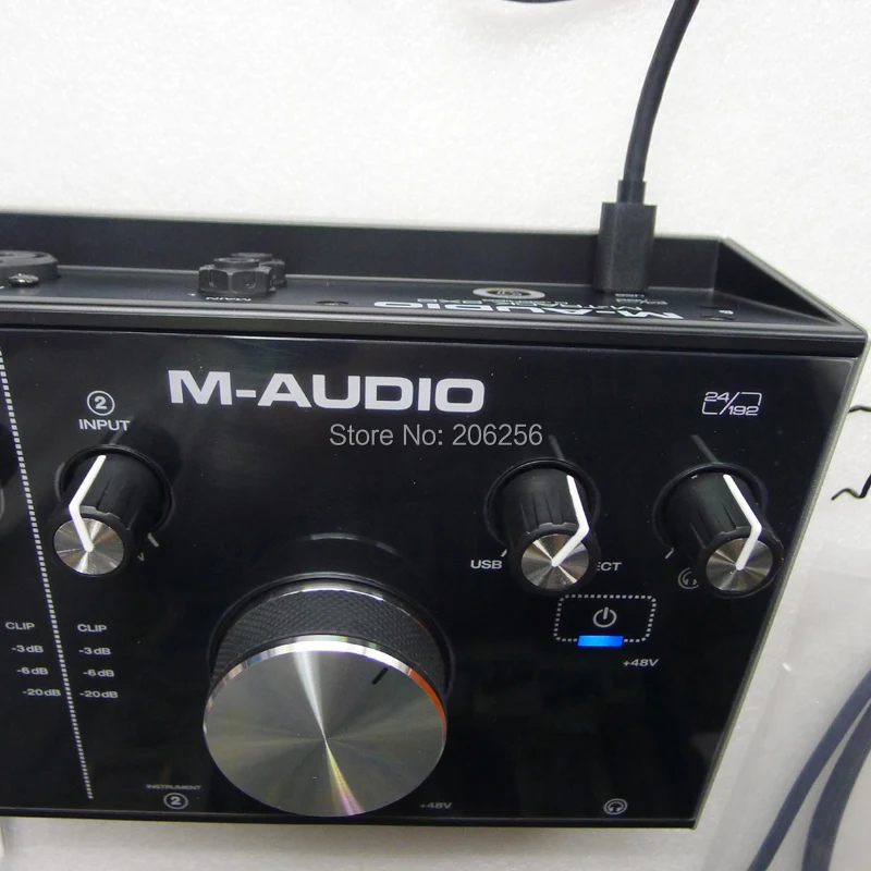 M-AUDIO M-Track 2x2 Профессиональная звуковая карта USB аудио интерфейс внешняя компьютерная звуковая карта 24 бит/192 кГц USB2.0 type-C