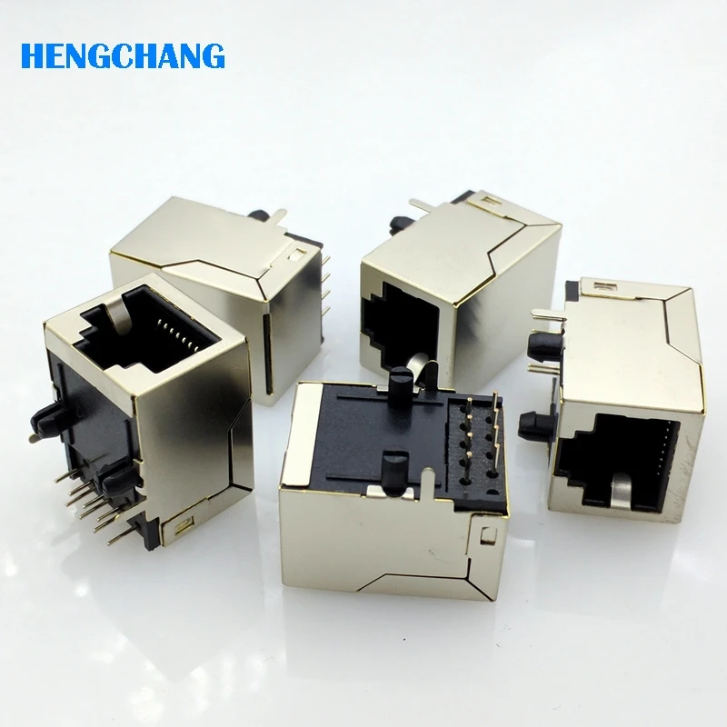 RJ45 разъем PCB монтажный сетевой адаптер для передачи данных сети Ethernet |