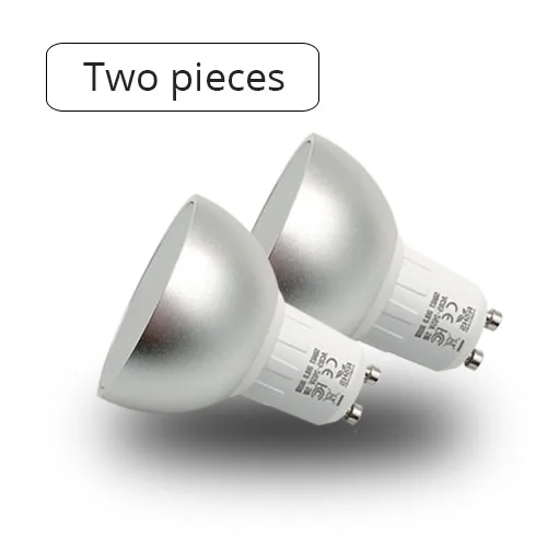 Two in Pack Gu10 светодиодный Wi-Fi лампочка Alexa Google Home Assistant IFTTT Tuya Smart Life APP пульт дистанционного управления RGBCW светодиодный светильник Диммер лампа - Цвет: Two in Pack