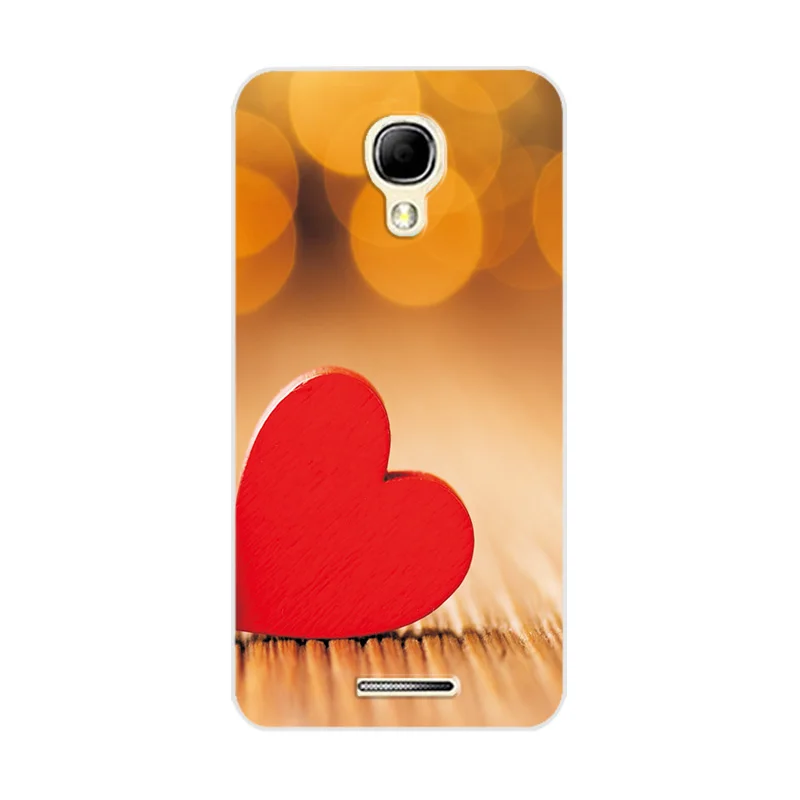 W50 Милый модный чехол для телефона для Alcatel One Touch Pixi 4 3g 5010D Love Heart задняя крышка для Alcatel Pixi4 5010 чехол-бампер - Цвет: W50