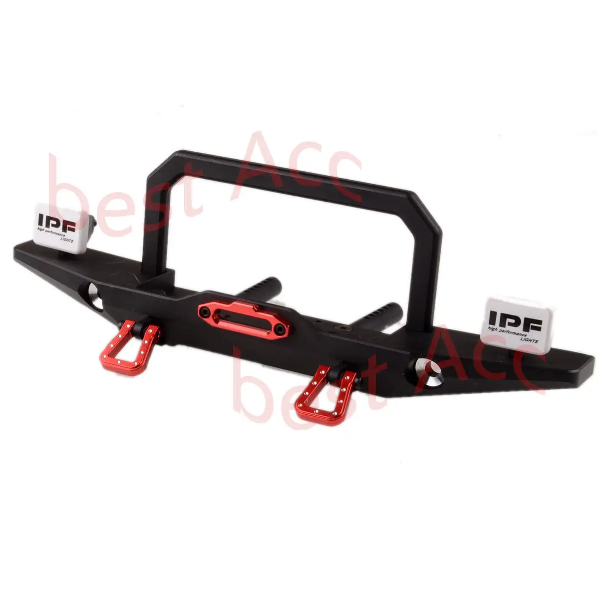 Для RC Traxxas TRX 4 TRX4 алюминиевый передний бампер с креплением на лебедку и ведрами