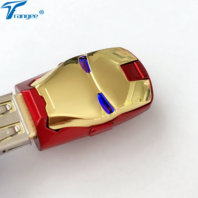 USB флеш-накопитель Trangee Ironman 2 0 4 ГБ 8 16 32 металлическая Флешка с подарочной коробкой