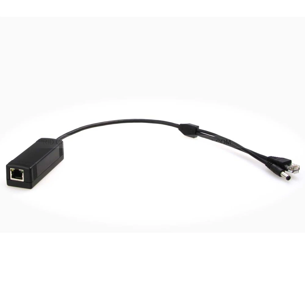 

Power over Ethernet PoE Splitter Cable Adapter IEEE802.3at 12V DC for IP Camera