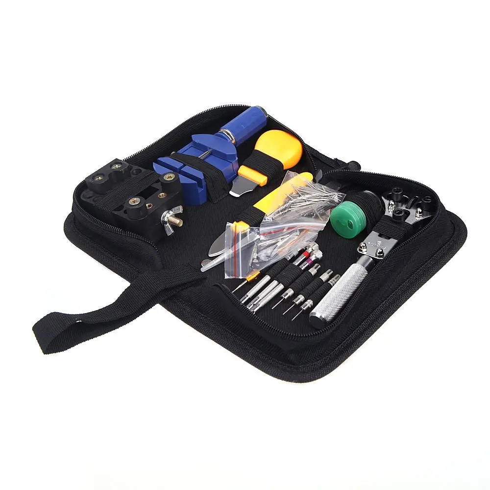 144 шт. набор инструментов для ремонта часов|link remover|watch repairwatch repair tool kit |