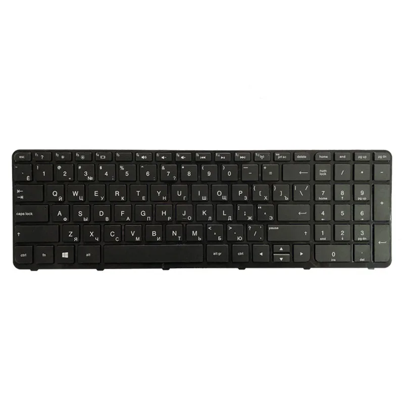 Новая русская клавиатура для hp 710248-251 9Z. N9HSQ. 00R R65 AER65700110 SN6126 V140546AS1 RU черный и белый с рамкой