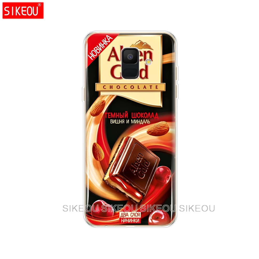 10913 Силиконовый чехол для телефона Samsung Galaxy A6 A8 plus задняя крышка A600 A605 A530 A730 бампер чехол Аленка Бар Шоколад - Цвет: 10913