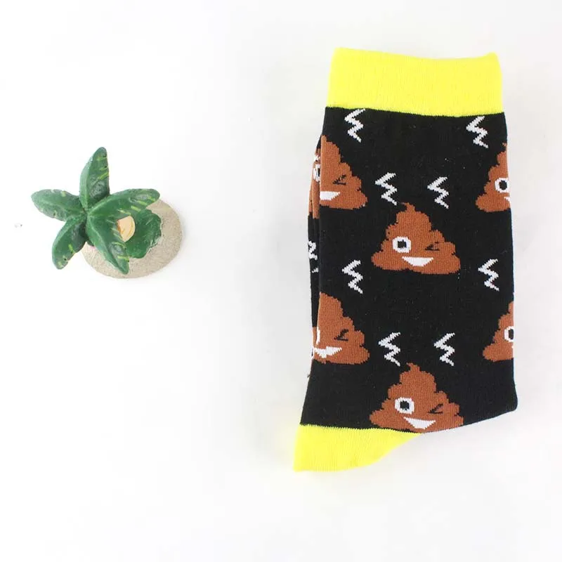 Смешные носки Харадзюку еда Гамбург/Пицца/суши милые женские Divertidos молоко