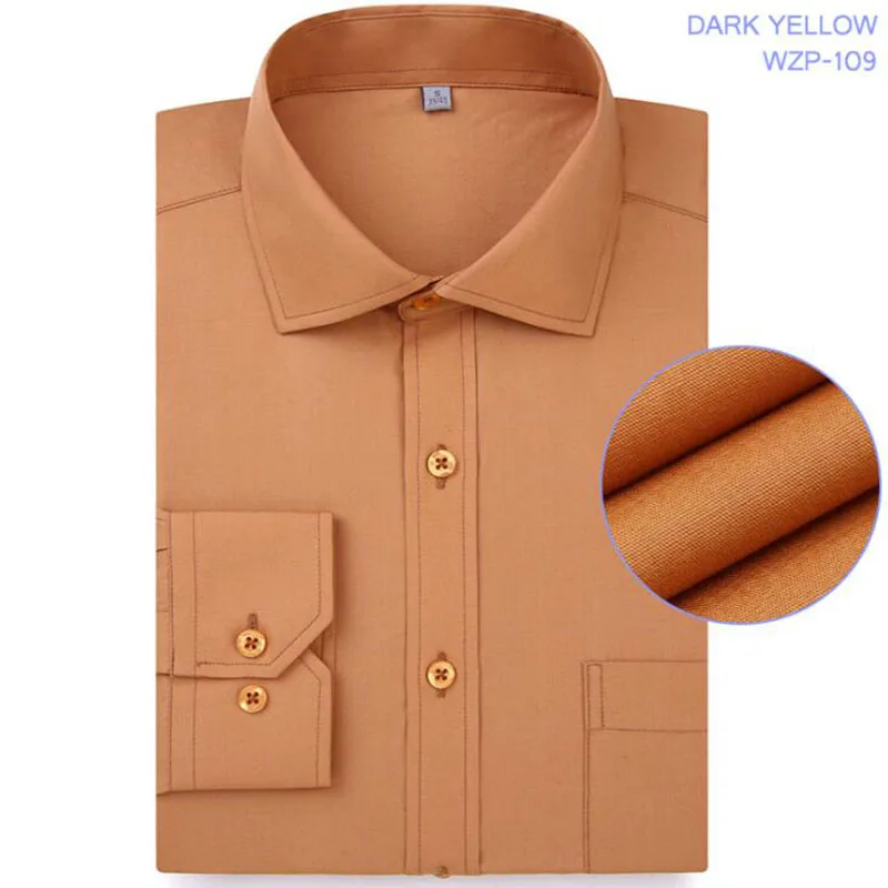 Новая приталенная Мужская рубашка с длинным рукавом 2018 брендовая модная