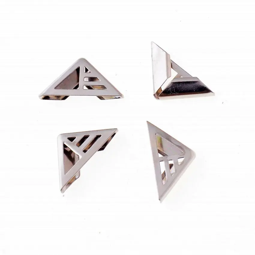 50 шт. Альбомы для скрапбукинга серебристого цвета меню папки Угловые протекторы