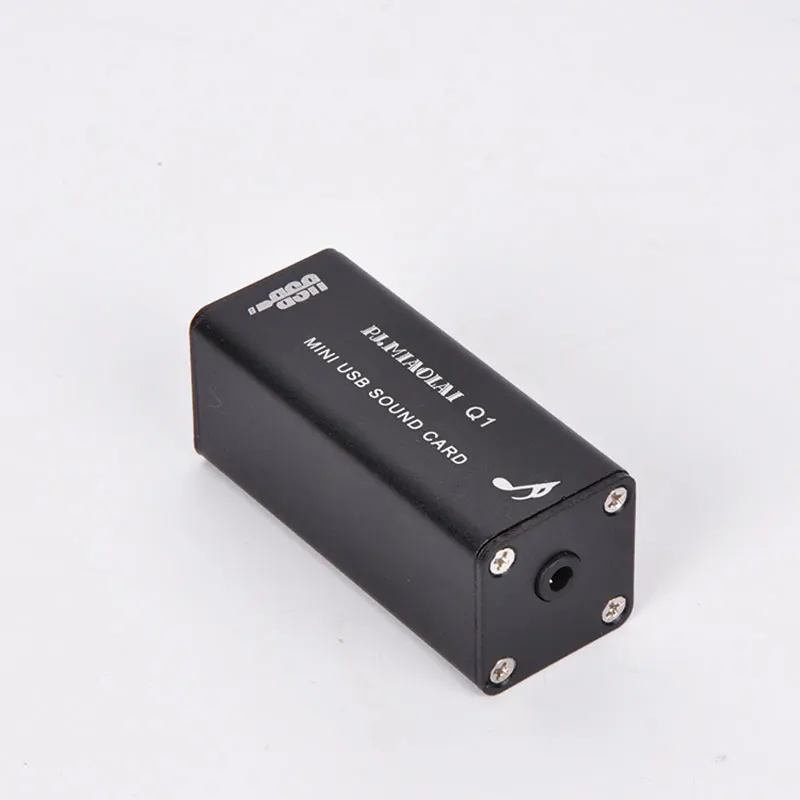 USB DAC PJ. MIAOLAI Q1 ноутбук Настольный HiFi компьютер Fever аудио Внешняя портативная декодирующая звуковая карта Высокое качество Горячая Распродажа Черный