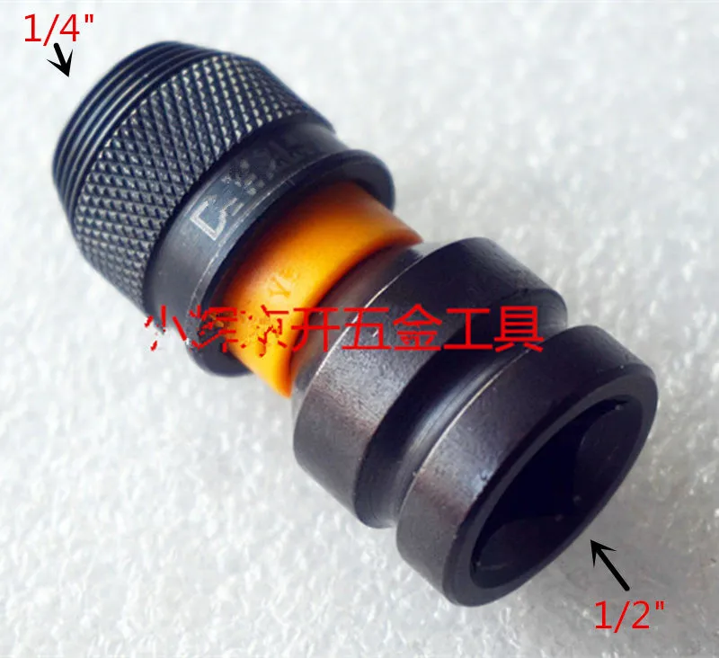 Патрон 12 7 мм DW2298G DW2298 1/2 дюймовый квадратный до 1/4 для DeWALT DCF880 DCF835C2 DCF886 DCF885 DC840 DC832