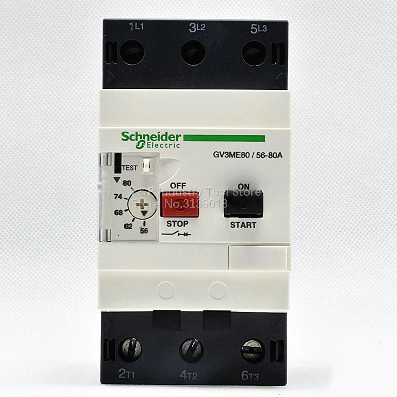 Новый оригинальный Франция Schneider GV3 ME80 двигатель выключатель защиты GV3ME80 56 80A 3P тип
