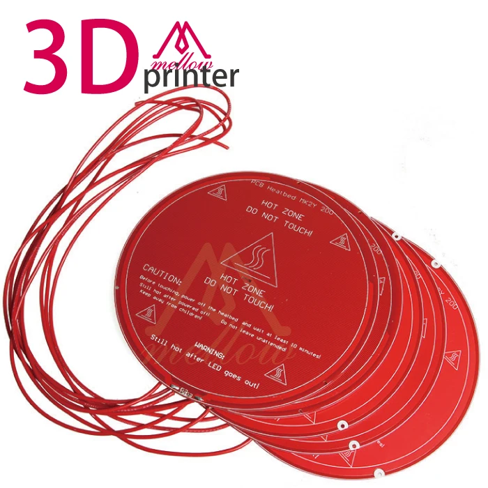 Delta Rostock MK2Y Круглая Тепловая кровать аналогичная MK3 3D принтер печатная плата с