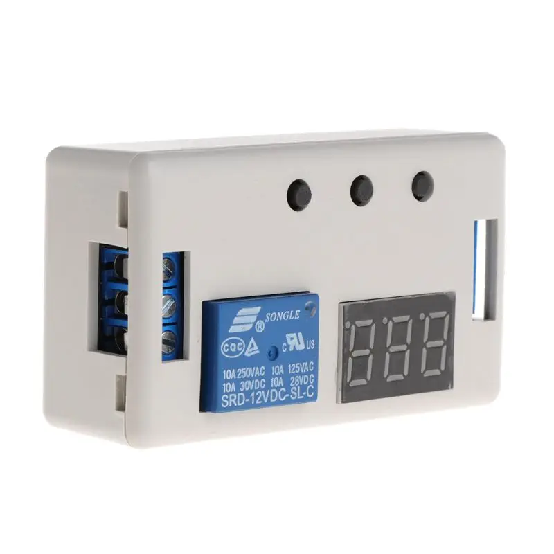 Программируемый таймер 12 В постоянного тока плата модуля реле времени с таймером