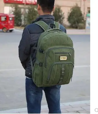 50 л большой емкости холст b ackpack обувь для мужчин и женщин Дорожная сумка Большой рюкзак