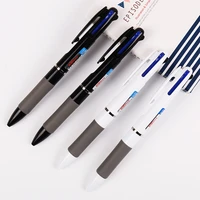 high quality stationery 0 7mm blue red black ink ballpoint pen office supplies 3 in 1 plastic flexible pen b 516d