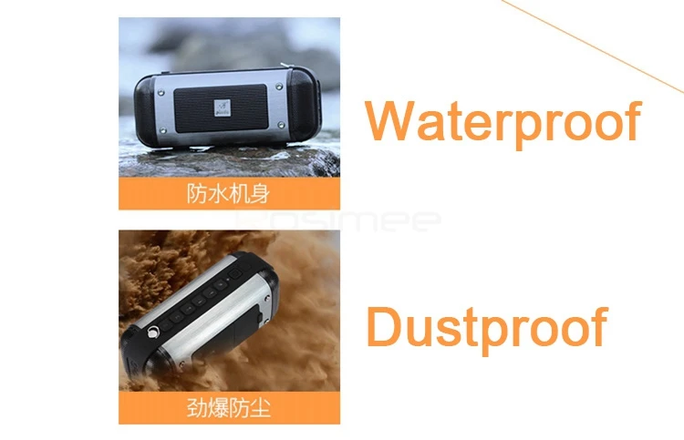 Водонепроницаемый 16 Вт супер бас Открытый велосипед Bluetooth динамик 10000 мАч Внешний аккумулятор портативный 3D стерео беспроводные автомобильные колонки с микрофоном