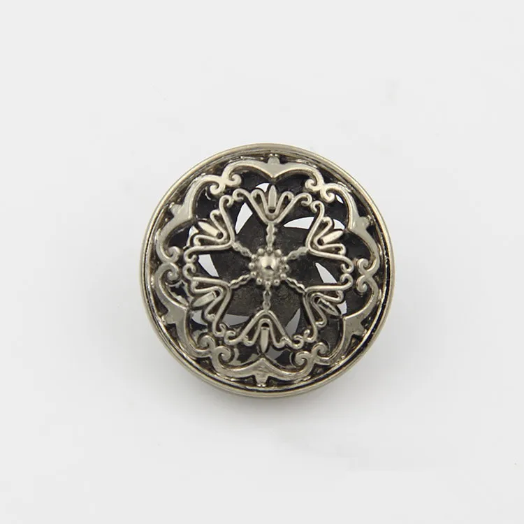 20pcs 18mm20mm25mm metal buttons for fashion overcoat suit shirt decoration DIY sewing children clothing shank flowers | Дом и сад
