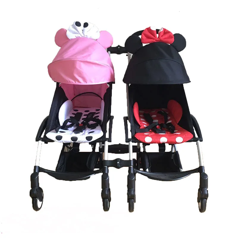 Двойные разъемы для детской коляски подходят Yoyaplus yoyoya Babalo Bugaboo Cybex Series Детские