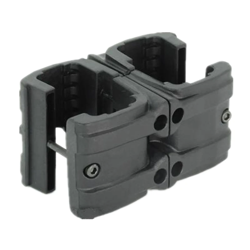 

Tactical Magazine Pouch Bag Parts, MP7, Double Clip, Black DE