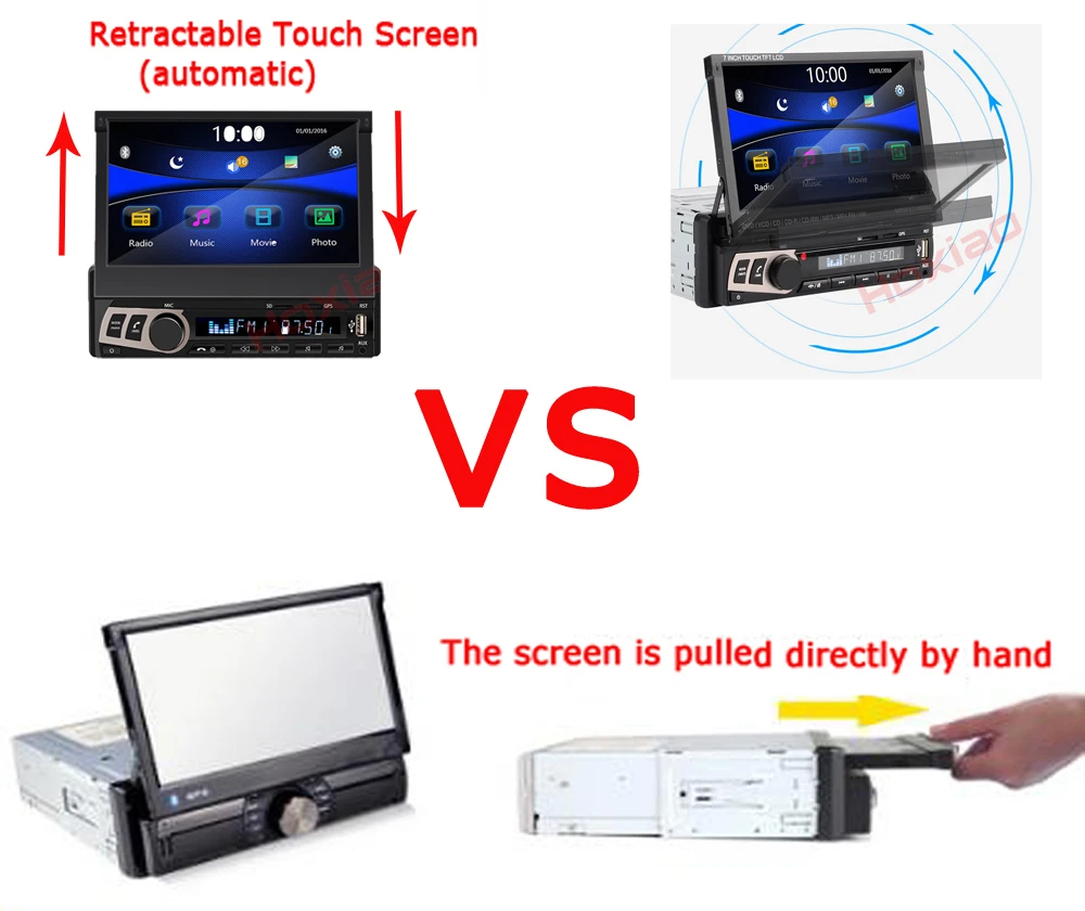 7 дюймов gps TFT lcd Автомобильный MP5 плеер Bluetooth FM радио Автомобильный мультимедийный плеер телескопическая Автоматическая рация камера заднего вида