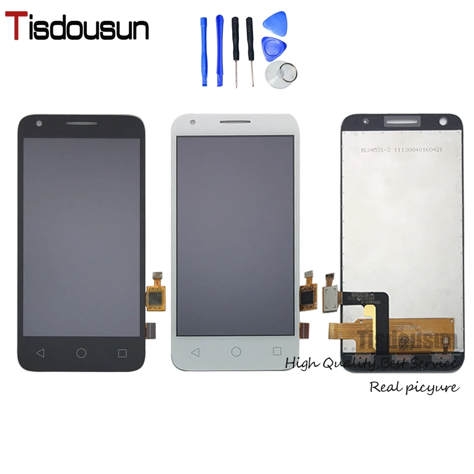 Для Alcatel One Touch 5019 5019A 5019X 5019D OT5019 ЖК дисплей + кодирующий преобразователь сенсорного