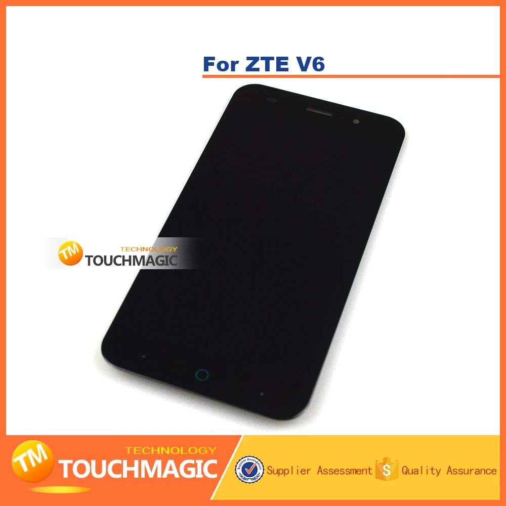 Хорошо Работает Для ZTE V6 ЖК-Дисплей С Сенсорным Экраном Digitizer Замена Тяга