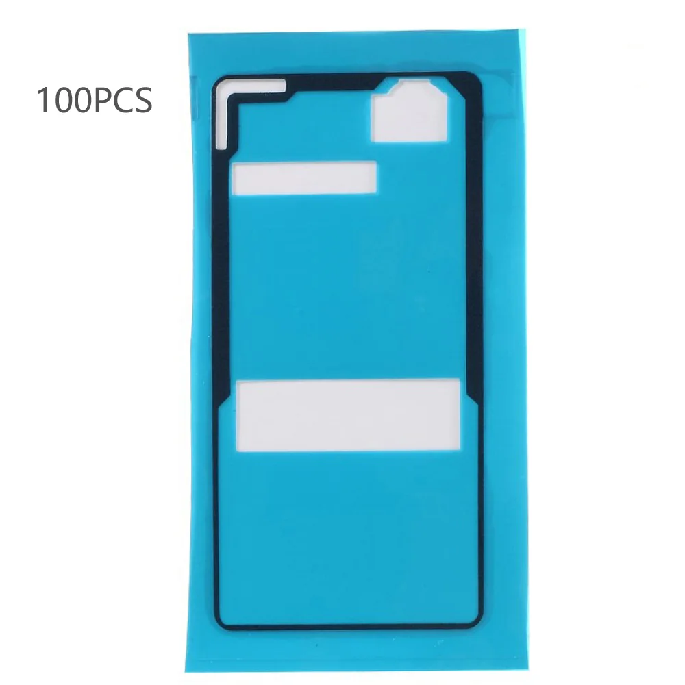 100 шт./лот для Sony Xperia Z3 Compact D5803 D5833 M55w Крышка батарейного отсека клейкая наклейка