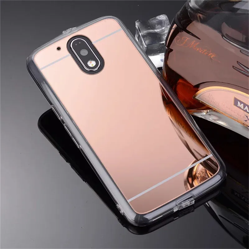 Роскошное зеркало ТПУ мягкий чехол для Motorola Moto G5/G5 Плюс/G4 играть/G6/G6 Плюс/G6 играть/E5 чехол funda для мото G5 плюс G 6 plusg6