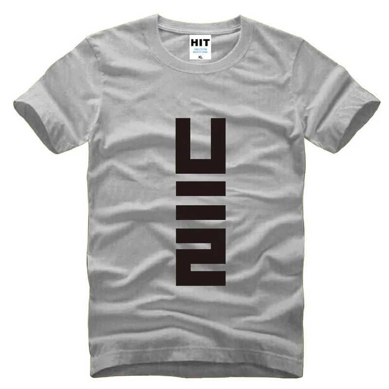 Футболка мужская свободного покроя с коротким рукавом и круглым вырезом|camisetas