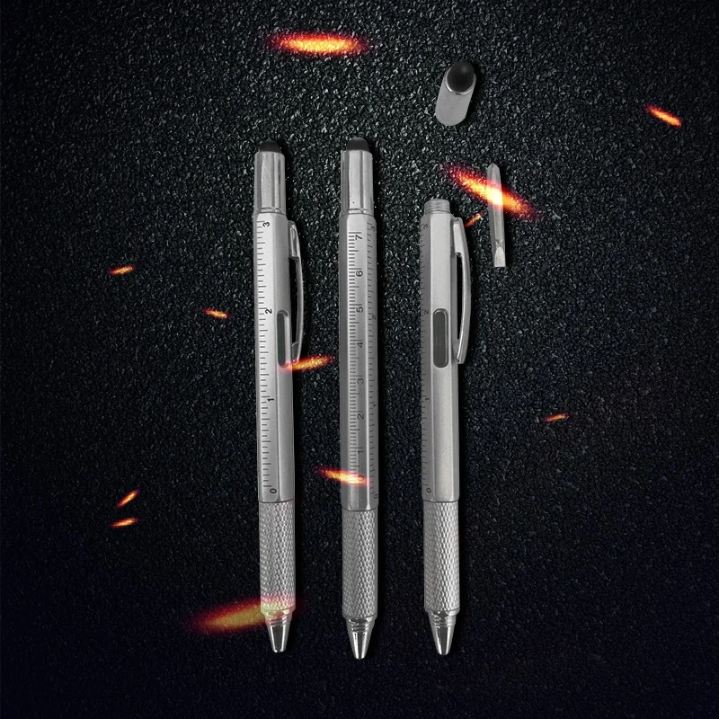 

6 in 1 Multi-function Tool Screwdriver Ballpoint Pen Touch Screen Touch Capacitive Phone Handwriting Ballpoint Pen Tool Pen