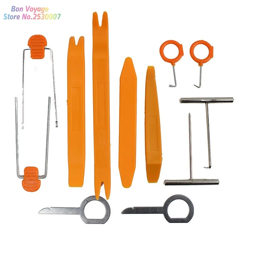 Зажим для двери автомобиля прибор снятия панели радио Skoda Octavia A2 A5 A7 Fabia Rapid Superb Yeti