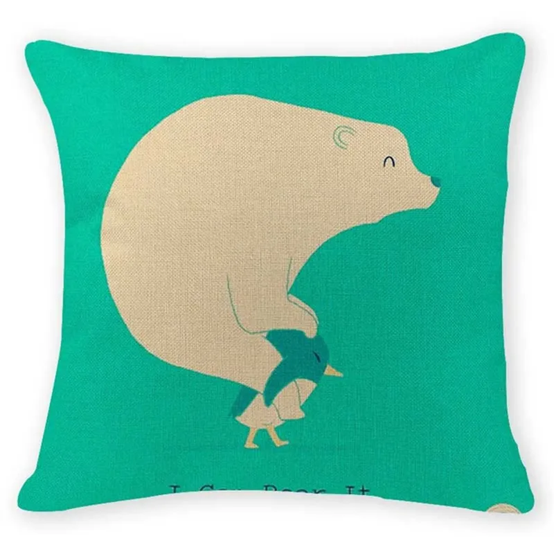 Childlike Toss Pillow Fun Creative Elephant Pilow Party Large Cotton Linen Promotion Home Decoration Animal Lumbar Covers | Дом и сад