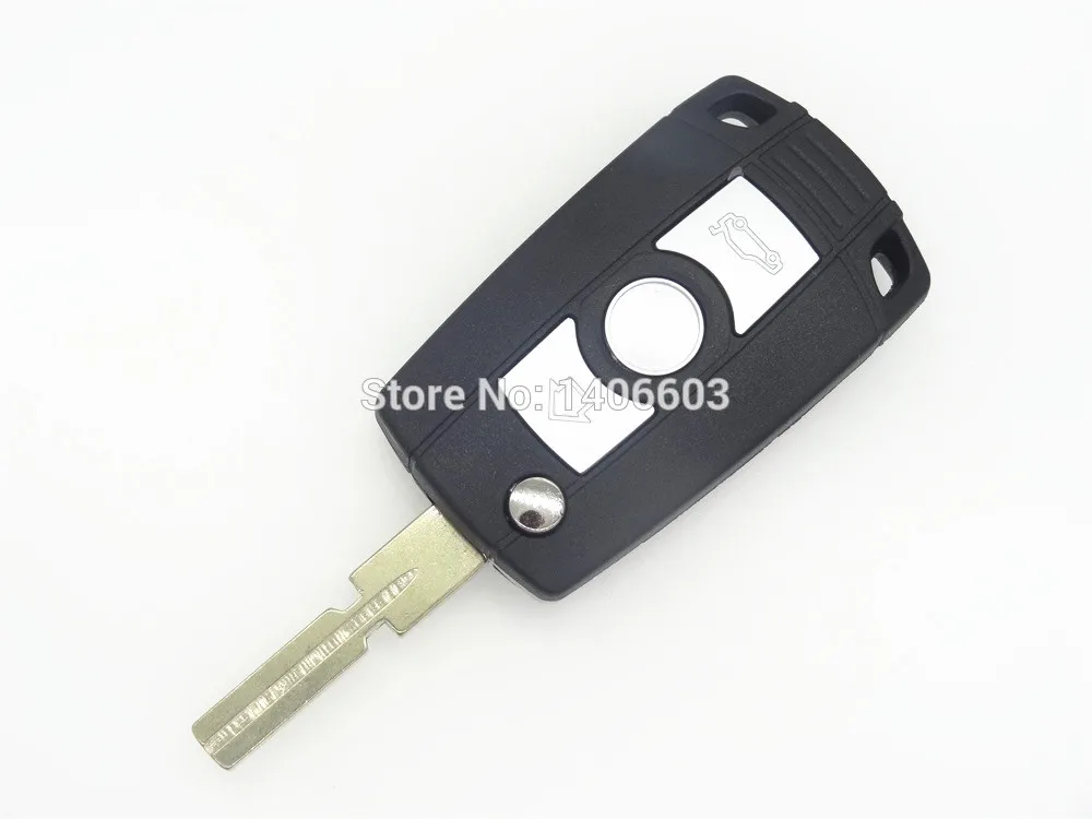 Новинка Сменный Чехол для ключа с откидной крышкой чехол пустой подходит BMW 3 5 7