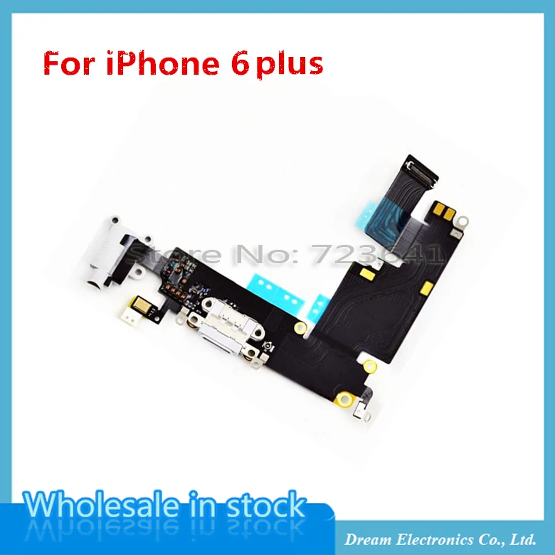 MXHOBIC 20 шт./лот зарядный порт USB док разъем гибкий кабель для iPhone 6 6G Plus 4 7 5 наушников