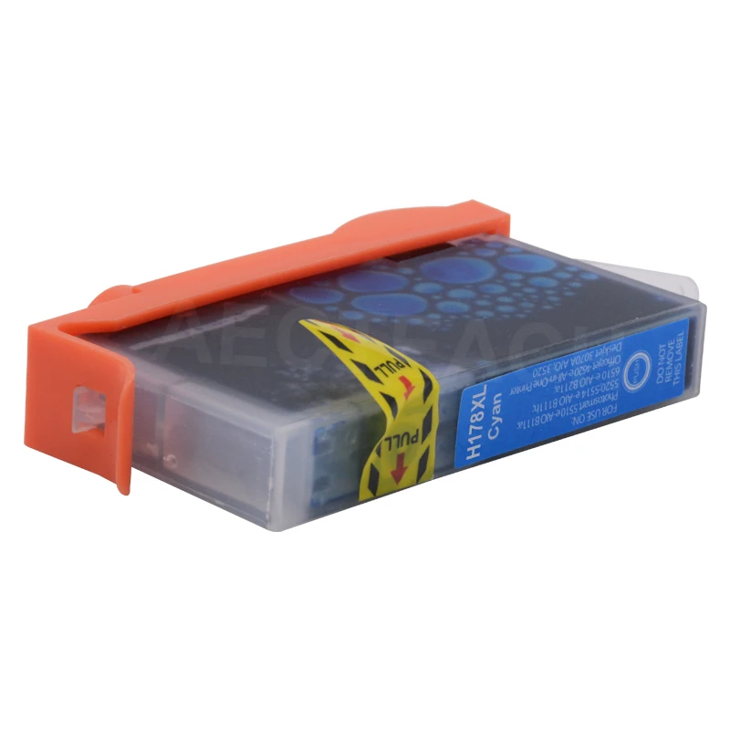 Aecteach 5 цветов совместимый для HP 178 чернильный картридж Замена 178XL Photosmart 7515 5515 B010b B209